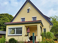 Fassadenanstrich nachher/in Nordenham