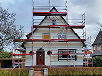 Fassadenanstrich vorher/in Nordenham